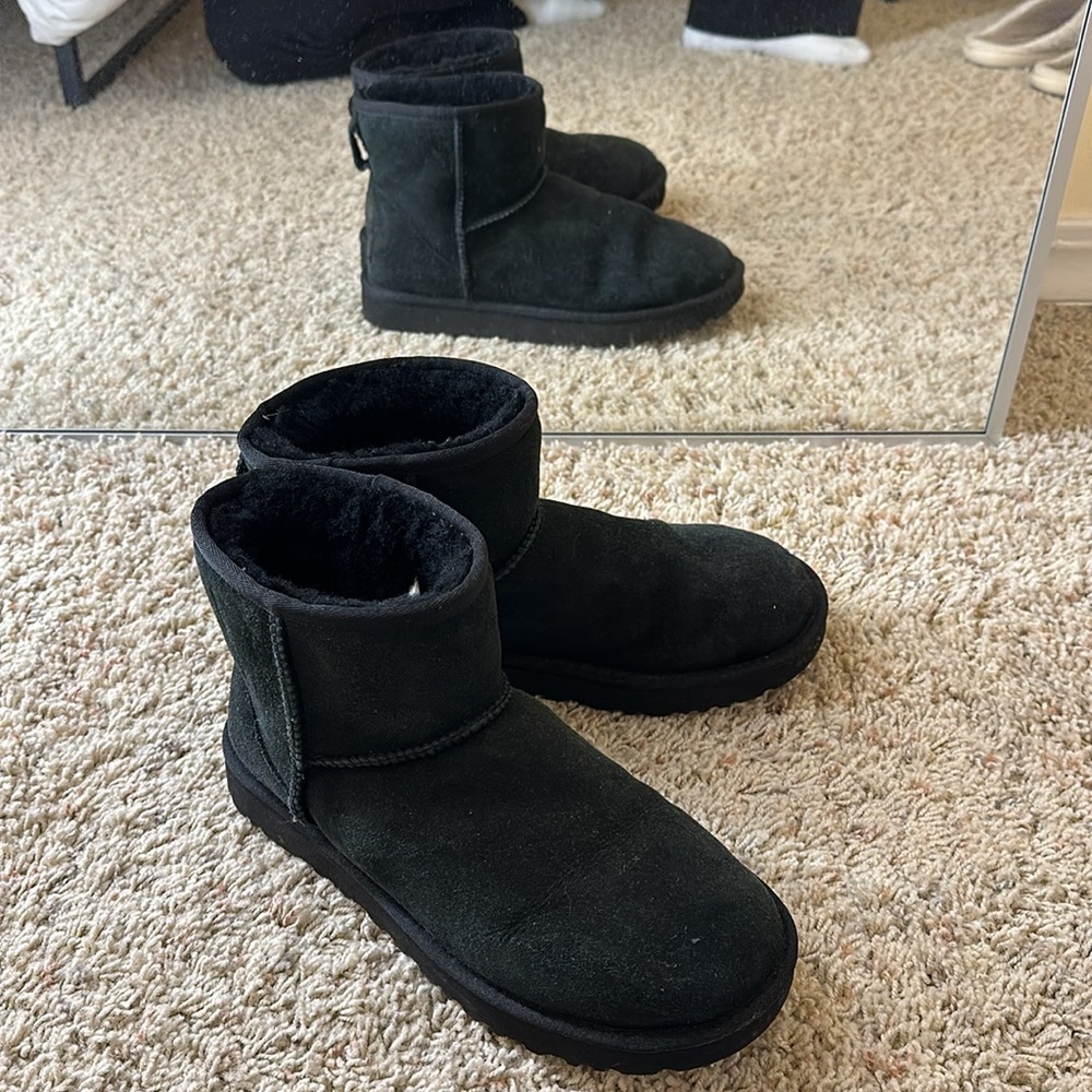Black Mini UGGs, Size 8.5W